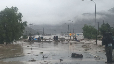 Un alud en Jujuy detuvo la caravana del Dakar