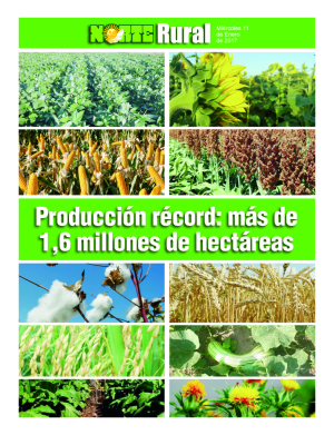 Producción récord: más de 1,6 millones de hectáreas