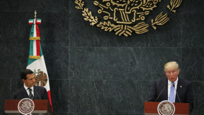 Trump amenaza con suspender la reunión con Peña Nieto si no hay voluntad de pagar el muro