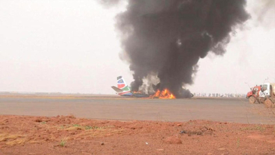 Sudán: se estrella un avión y sobreviven los 49 a bordo
