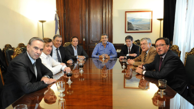 Reapareció Randazzo en un almuerzo con senadores