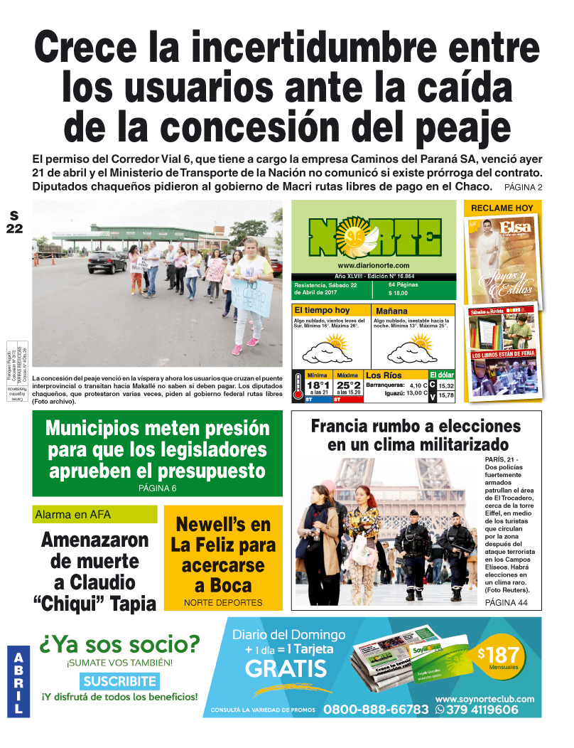Edición del 22.04.17