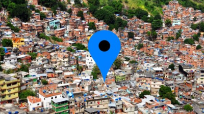 Google maps indica un punto de venta de marihuana en Río de Janeiro