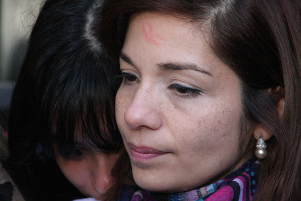 Luciana Romero, la mujer que recibió 14 puñaladas y sobrevivió. Foto: Fabián Maldonado.