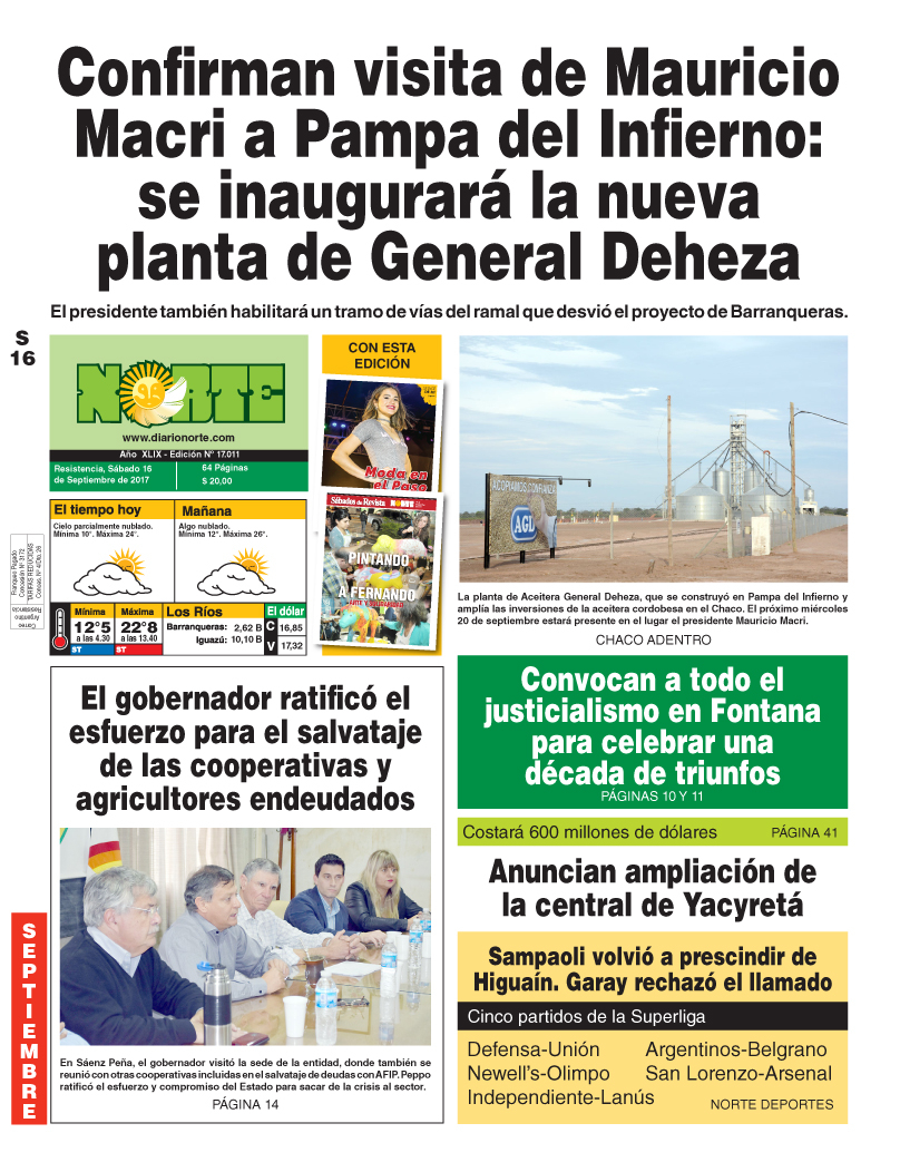 Edición del 16.09.17