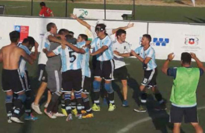 Fútbol para ciegos: Con el chaqueño Deldo, los Murciélagos vencieron a Brasil y son campeones de América 