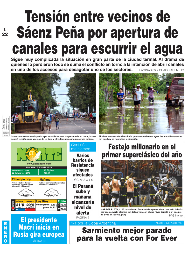 Edición del 22.01.18