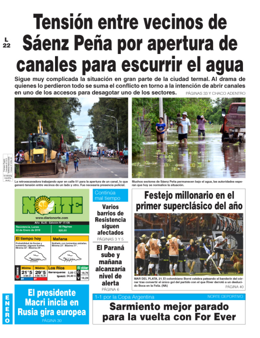 Edición del 22.01.18