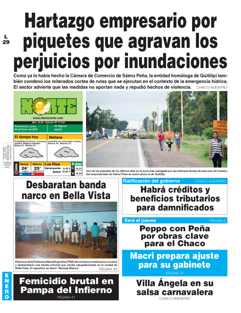 Edición del 29.01.18
