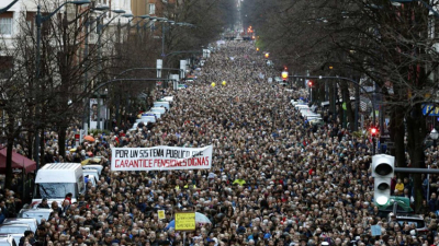 España: miles de jubilados toman las calles para exigir “pensiones dignas”