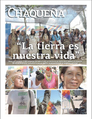 "La tierra es nuestra vida"