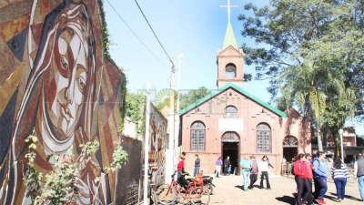 En Tirol, desde hoy, la feligresía lleva sus pedidos a Santa Rita