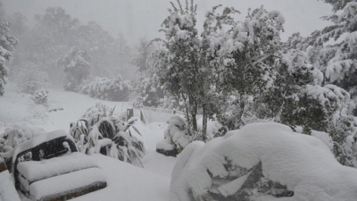 Temporal de nieve pone en alerta a tres provincias