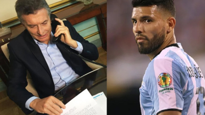 Macri contactó al ‘Kun‘ Agüero para ‘darle ánimo al plantel argentino‘