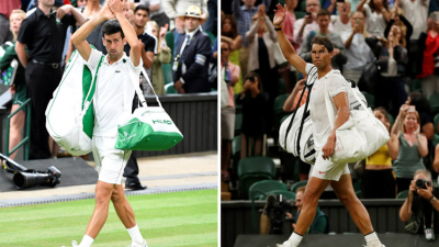 Wimbledon: la semifinal Nadal-Djokovic se postergó por el toque de queda