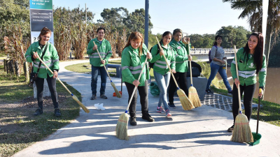 Bienal: realizan diversas acciones para el cuidado del Ambiente