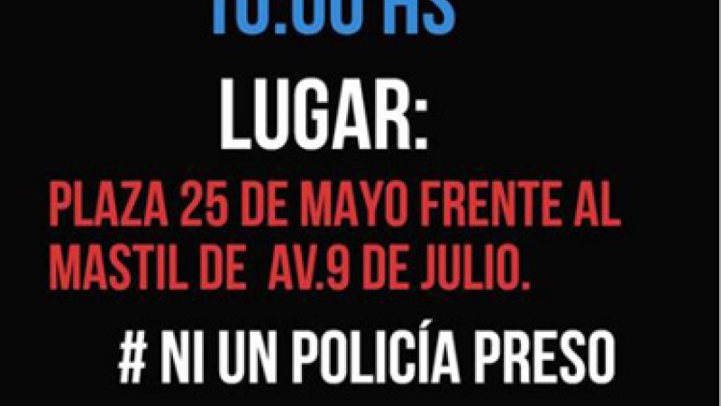 Llaman a marchar por los derechos de los policías