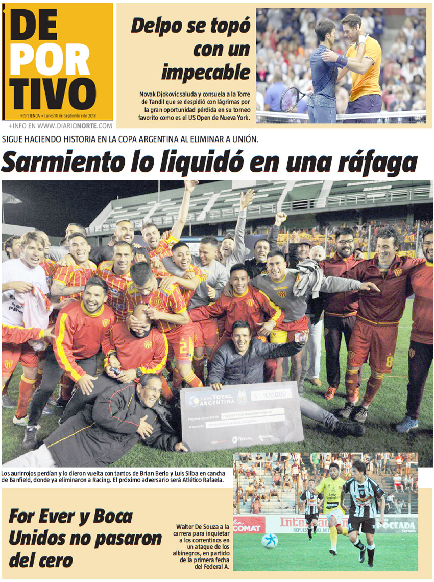 Sarmiento lo liquidó en una ráfaga