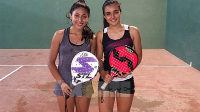 Ornella Savonik y Luciana Gómez, rumbo al torneo nacional de padel para menores
