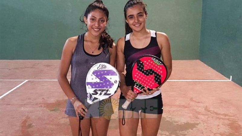 Ornella Savonik y Luciana Gómez, rumbo al torneo nacional de padel para menores