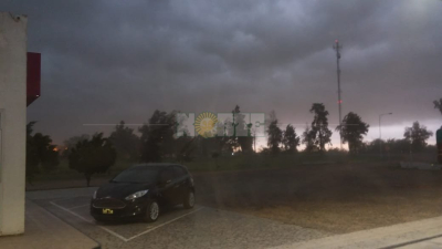 Fuerte tormenta y granizo en el sudoeste chaqueño