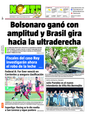 Edición del 29.10.2018