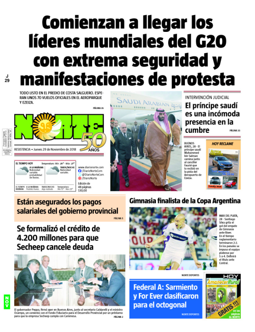 Edición del 29.11.18