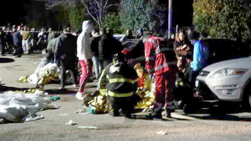 La estampida en una disco en Italia deja 6 muertos y 7 heridos