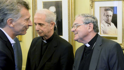 Macri se reúne con la iglesia en medio de la preocupación por la situación social