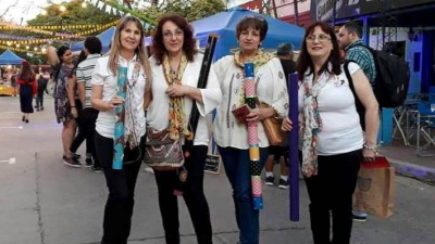 Intervención poética en la peatonal