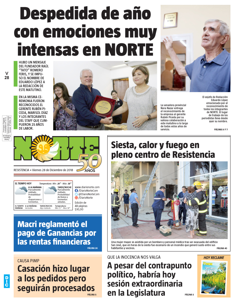 Edición del 28.12.2018