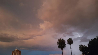 La lluvia de cada día en Resistencia
