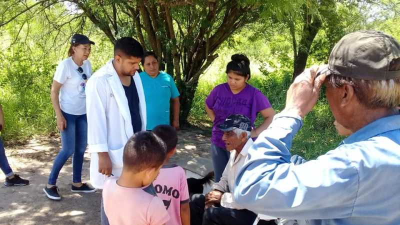 Acceso a la salud: se realizó un operativo de atención para aborígenes de Colonia Domingo Matheu