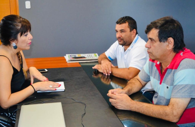 La ministra Ayala recibió a los intendentes de Puerto Bermejo y Puerto Eva Perón