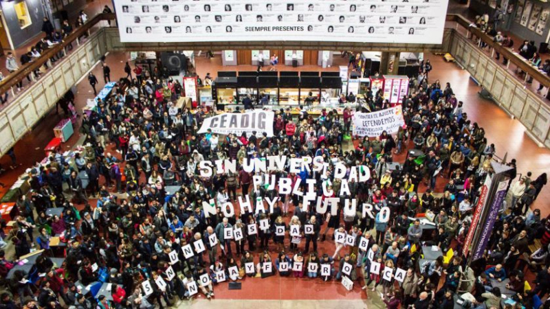 Universidad: anuncian paro total por una semana