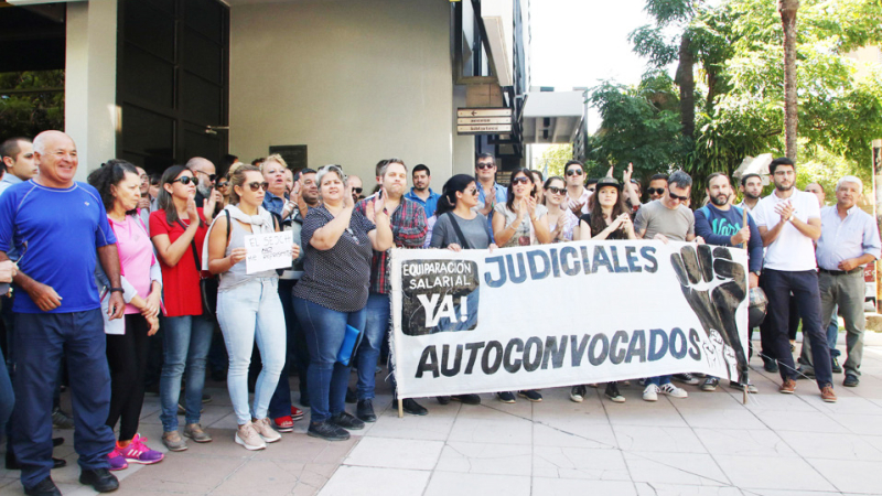 Manifestación de judiciales autoconvocados