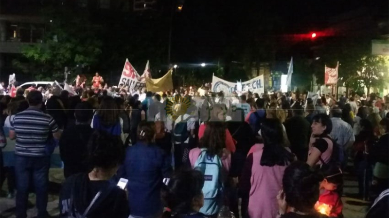 Reclamo docente: marcha y bocinazo por una mejora salarial