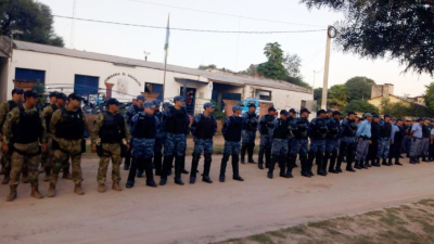 Fuerte despliegue policial para hallar al preso fugado en El Impenetrable