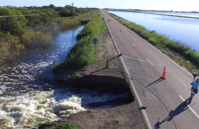Un puente, un paleocauce, ¿sorpresa y media?