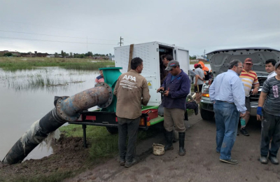 Ante la emergencia el gobierno insistirá con los créditos para obras y maquinaria