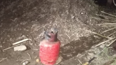 Rápida intervención de Bomberos de la Policía evitó la explosión de una garrafa