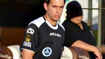 Detuvieron otra vez al árbitro Martín Bustos por intentar abusar de juveniles de Newells