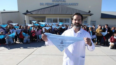 Marcha en respaldo a médico que se negó a realizar aborto