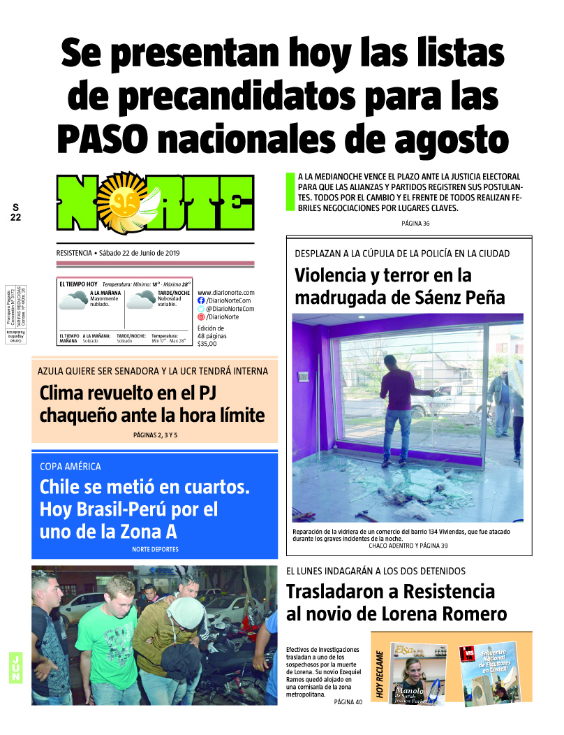 Edicion del 22-06-2019