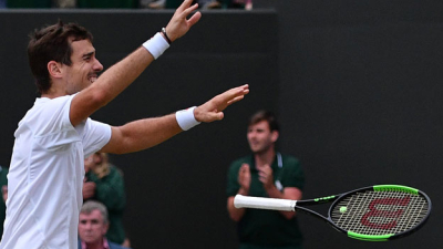 Pella remontó a Raonic y por primera vez clasifica a cuartos de un Grand Slam