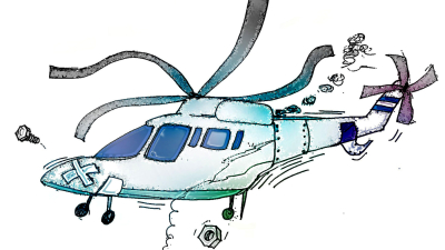 El helicóptero argentino