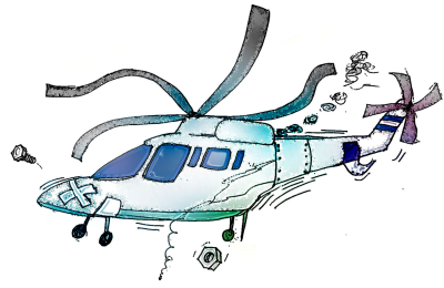 El helicóptero argentino