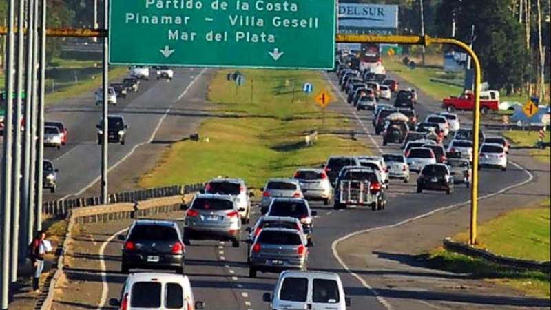 Operativo especial por el fin de semana largo en las rutas hacia la Costa Atlántica