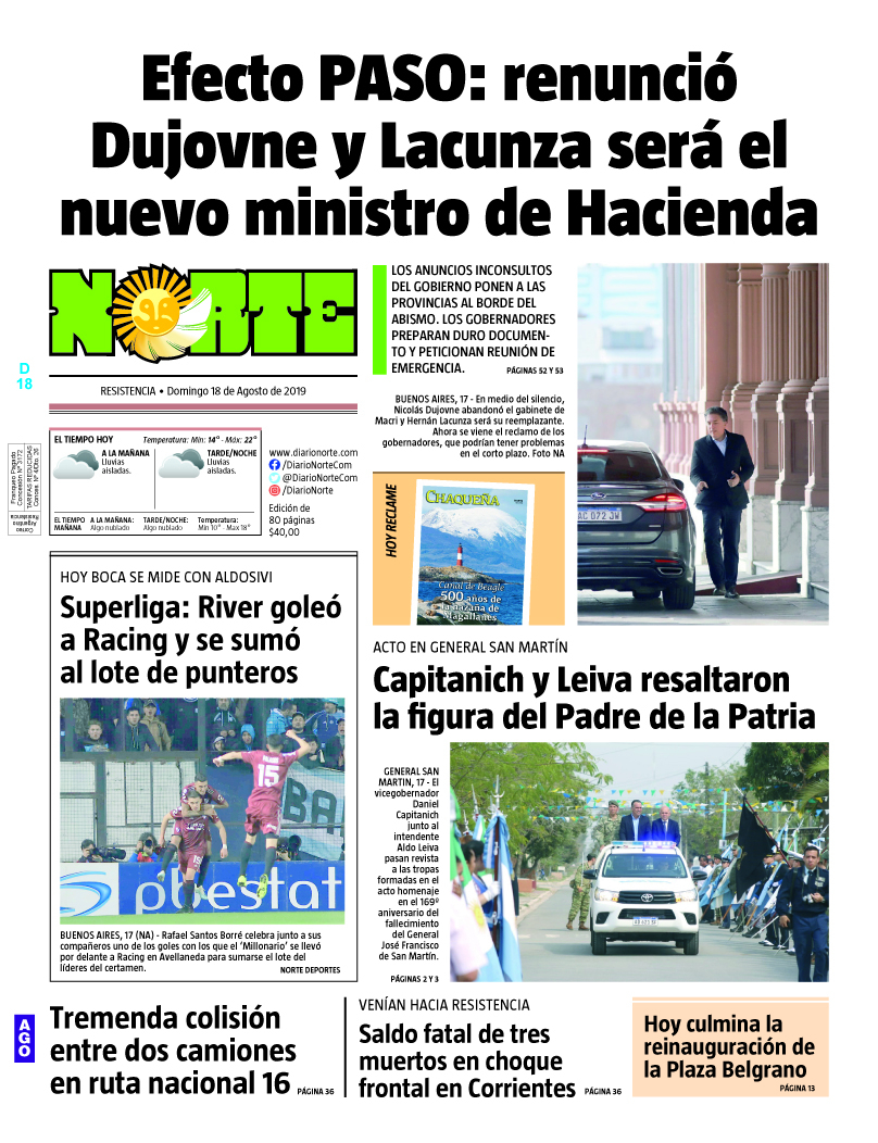 Edicion del 18-08-2019