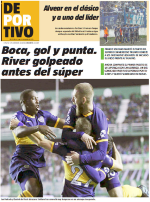 Boca, gol y punta. River golpeado antes del súper